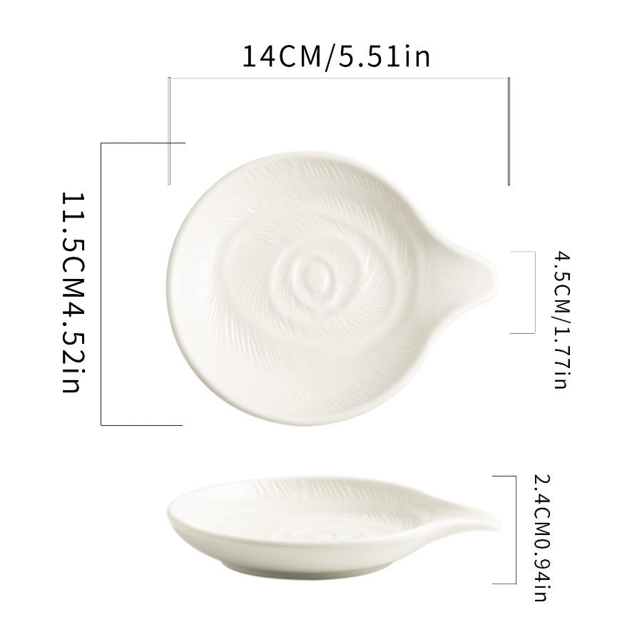 Kitchen Storage Spoon Holder in a Water Droplet Shape, Ceramic Long-Handled Spoon Rack, Suitable for Soup Spoons, Small Spoons, And Large Spoons