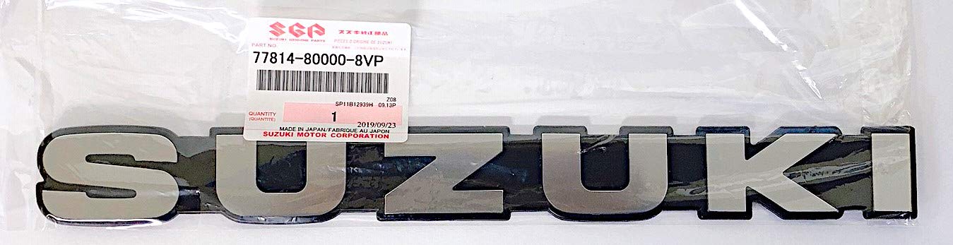

Genuine Suzuki Part Number Emblem, 77814-80000-8VP