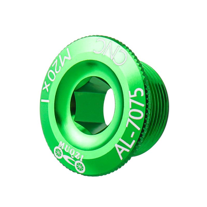 Kurbelabdeckung Schraubkappe M20 MTB Kurbelgarnitur Kurbelabdeckung Aluminium Rennrad Zubehör 10 Farben