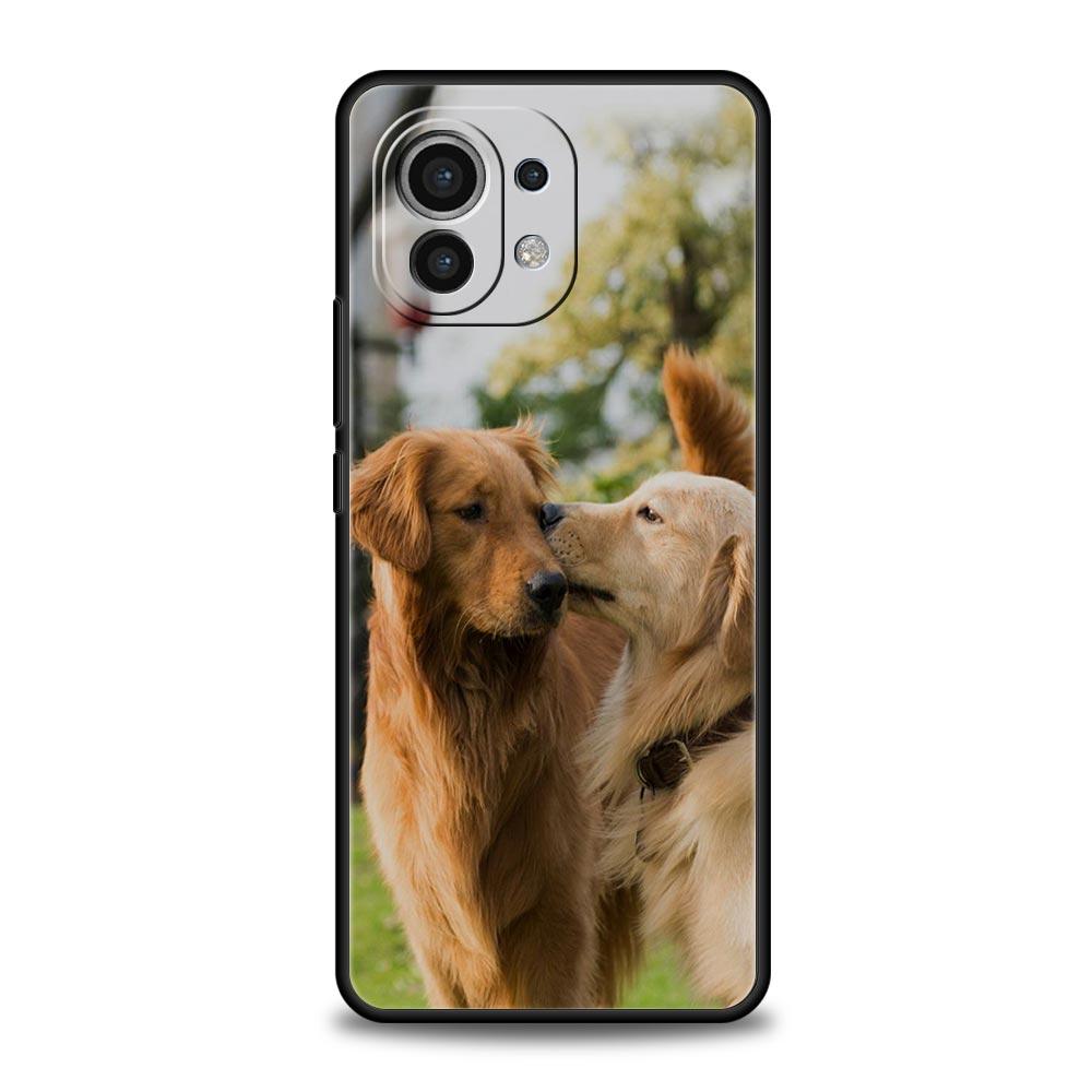 Labrador Golden Retriever Dog Case For Xiaomi Mi 15 14 13 12 11 Lite 13T 12T Pro Poco X6 X5 X4 Pro 5G X3 NFC F6 F5 F4 M5 Cover