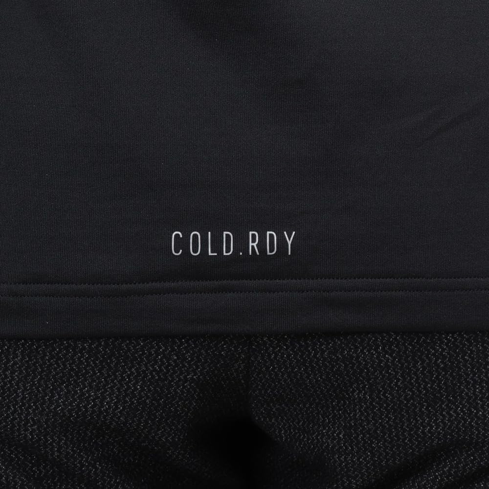 adidas Golf Mock Neck Long Sleeve Shirt for Black COLD.RDY Men,