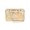 Vivienne Westwood Metallic Crinkle Small Pulse Chain Crossbag R401