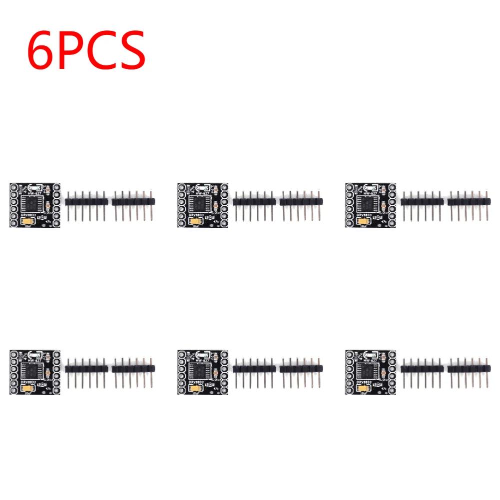 1-10PCS DRV8833 Motor Drive Module 6 Pin DC Gear Motor Driver 3V-10V 1.5A Single H Bridge Silent Stepper Motor Driver Module