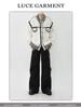 Unisex Color Block Knit Cardigan Jacket - Heavyweight Plush, Autumn/Winter Trendy Loose Fit