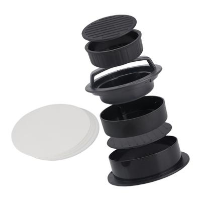 Ergonomische Burgerpresse Spülmaschinenfest Hamburger Maker für Rindfleisch und Hackfleisch Heimkoch-Gadget BBQ-Zubehör