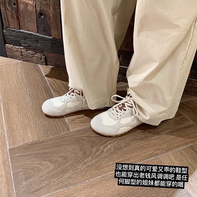 Spot Su Yinyin with the Same Ugly and Cute Crooked Head Color Matching Casual Sports Shoes Women's Soft-soled Versatile Forrest Gump Shoes Women's G