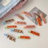 Cute Text Funny Hairpin Female Summer Side Bangs Broken Hair Clip Duck Beak Hairpin Hair Clip Headgear