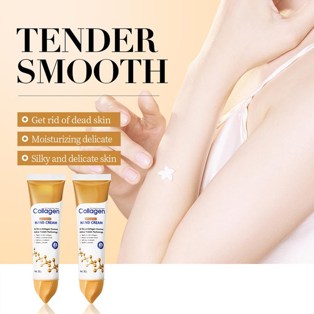 Collagen -Aging Hand Cream ,10 Times Collagen Content ,Replenishes Skin Collagen Moisturizes Hands ,Collagen Hand Cream 30g