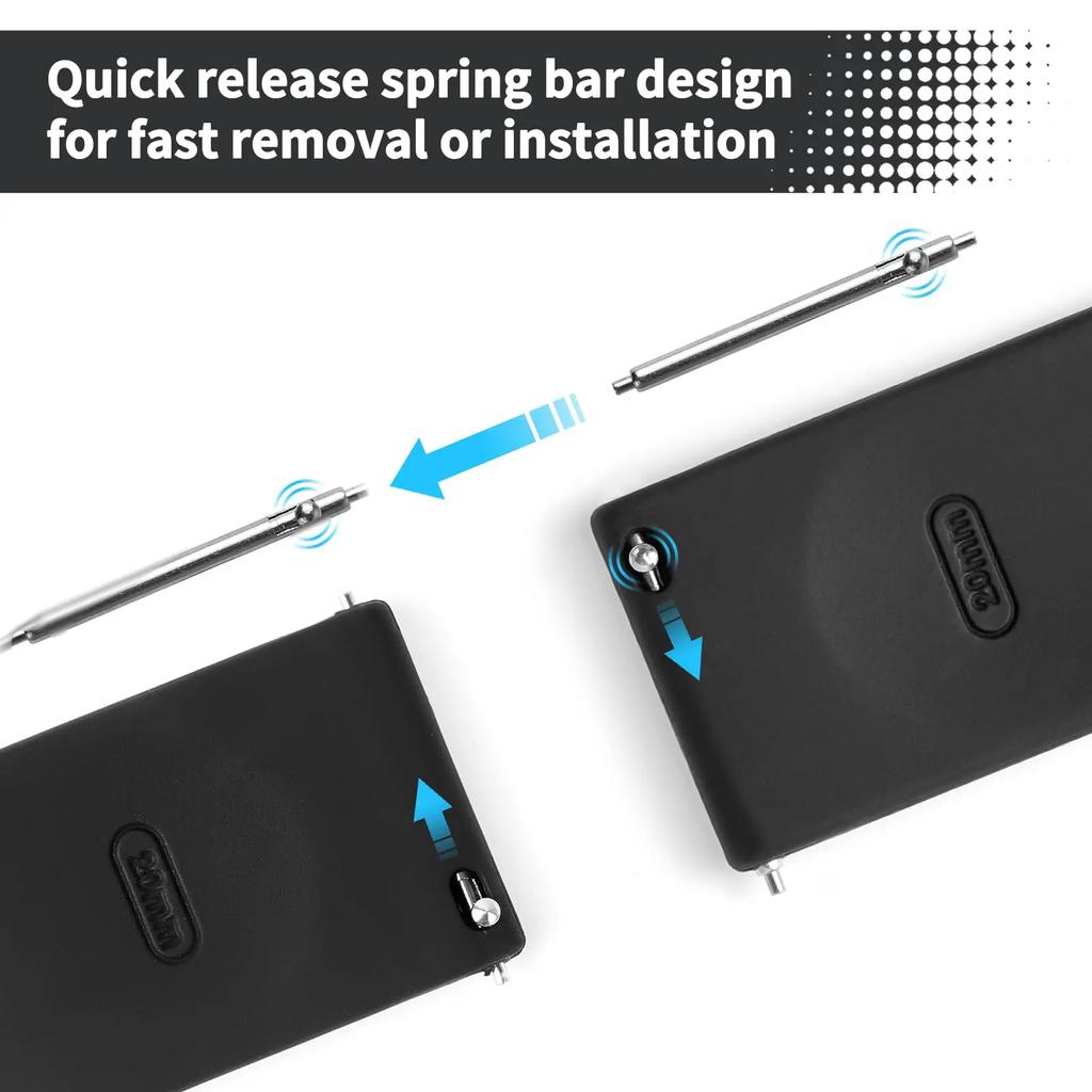 20 22mm Strap For Samsung Galaxy Watch 7/6/4/5 Pro/classic/gear S3/active 2 Sport Silicone Magnetic Buckle Huawei GT 4 3 2e Band