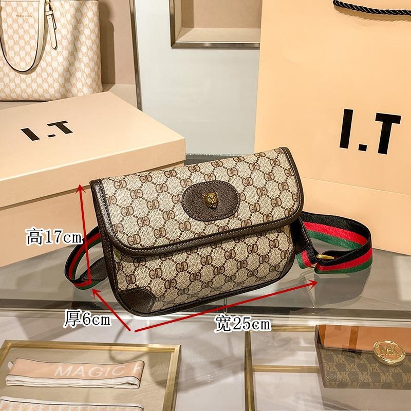 Tigerkopf-Tasche Damen neue Sommer-Mode vielseitige Schulter-Brusttasche Damen Bauchtasche Umhängetasche