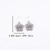 New Style Earrings, Retro Hollow Floral Pattern, Ancient Style, High-end Jewelry for Women