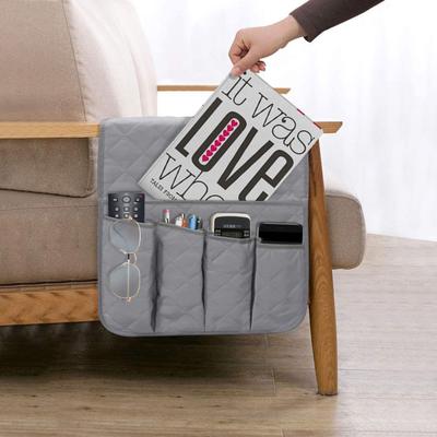 Sofa Armrest Organizers With 5 Pockets Compact Couch Arm Organizers Storage Bag for Quick Access To Daily Necessities