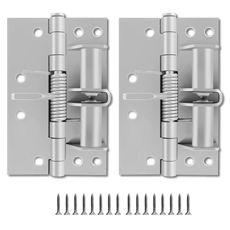 2pcs Spring Hinges for Securely and Convenient Door Closures with 90 Degree Positioning Feature Elegant Color Designs