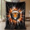 Coperta in Flanella con Stampa Hull City Football, Morbida Calda Leggera Coperta Plaid per Divano Letto Campeggio