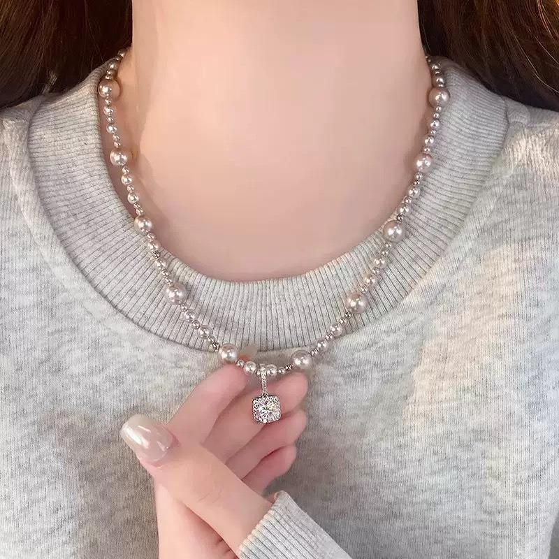 Titanium Steel Non-fading Small Waist Necklace Women's Summer Niche Design Accessories Collarbone Chain Pendant