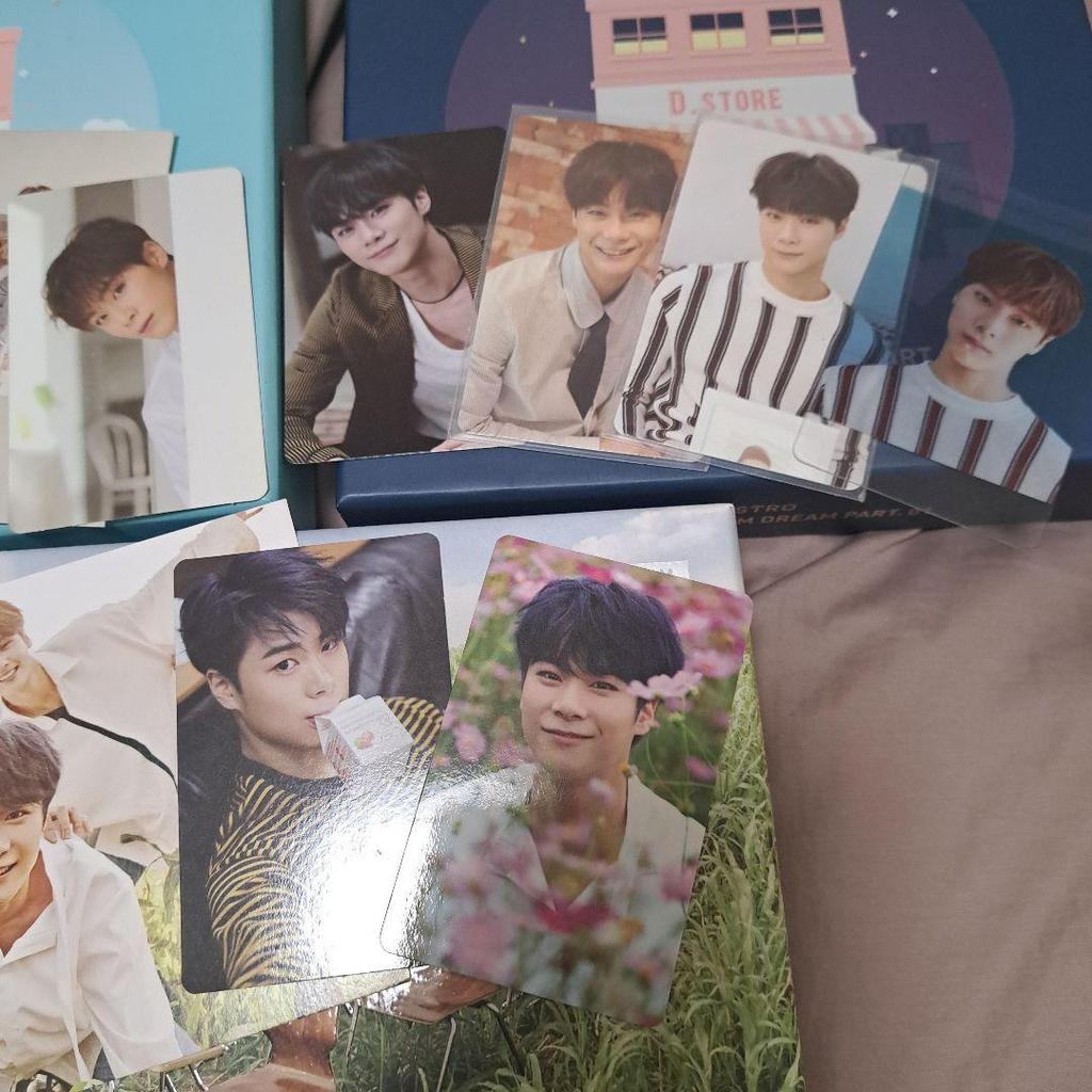 [USED] Moonbin Dream part 01 02 MOONBIN trading cards 7 pieces