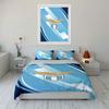 Aquila e logo SS Lazio. Set lenzuola Set copripiumino Copripiumini Federe(1 * Copripiumino 2 * Federe senza imbottitura per piumino)