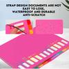 24 Pockets Expanding File Folder Organizer,Accordion File Organizer,A4 Letter Size,Rainbow Tab, for Home/Office/School Document Organizer (Rose Pink)