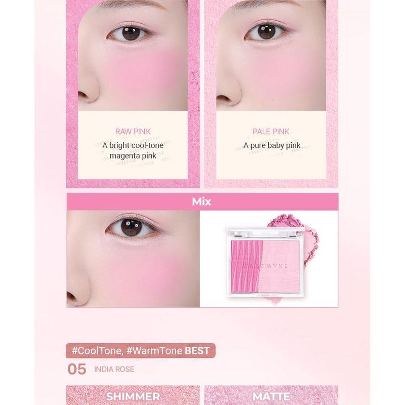 WAKEMAKE Sheer Layering Dual Blusher - 9 Types