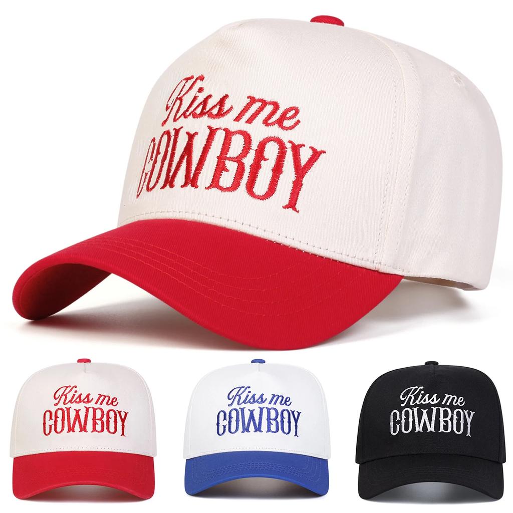 Baseball Stitching Stitched Embroidered Alphabet Cowboy Neutral Gender Women Men For Caps Spring Autumn Outdoor Adjustable Casual Hats Sunscreen