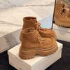 Fashion versatile platform Martin boots women's autumn and winter new outer wear lace-up casual shoes