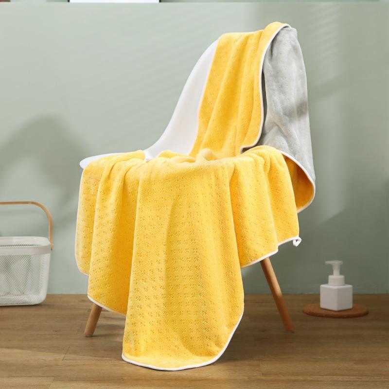 

Банные полотенца из кораллового флиса, не относящиеся к классу А большие банные полотенца, мужские оберточные полотенца не впитывают воду, полотенца, бытовые женские новые банные полотенца standard 70 * 140cm