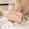 Spring and summer crocodile pattern needle buckle strap color scheme anti-theft small square bag single shoulder oblique span portable