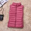 2025 Women's Lightweight Sleeveless Vest - Warm Short Down Jacket for Autumn/Winter.
