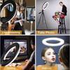 LED Selfie Ring Light 10 inch USB Plug 3 Color Light Photography Light Video Recording Direct Broadcast Fill Lights
