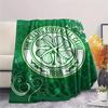 Celtic Football Club Print FlAannel Blanket, High Quality Comfortable for All Seasons, Home Decor, Warmth and Comfort