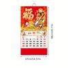 2026 Jahr des Pferdes Wandkalender Chinesischer Mondkalender Abreiß-Tageskalender Hängender Glücksbringer Heim-Büro-Dekor