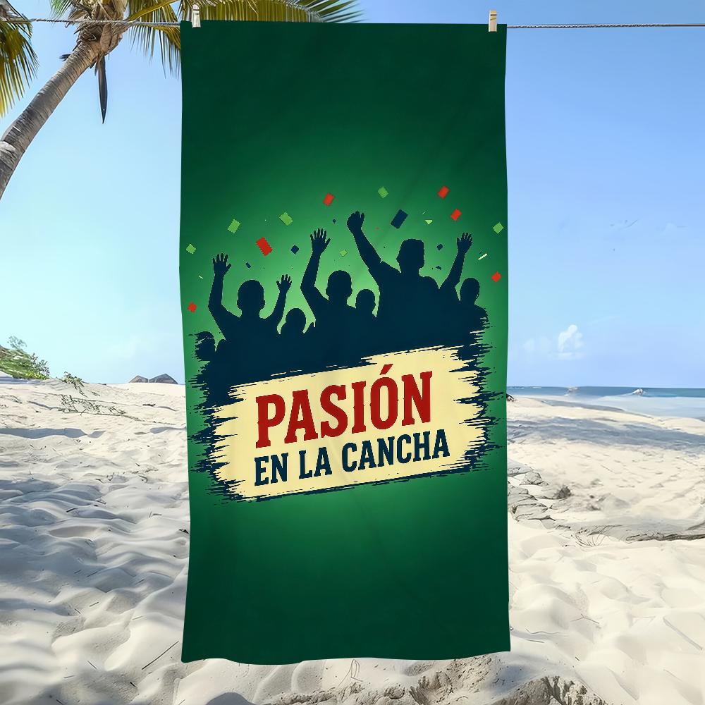 Mexican Fans Towel Beach Oversized Soft Ultra Absorbent Quick Drying Large Pool Travel Camping Bathroom
