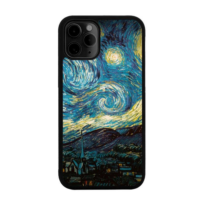 Классический чехол для телефона с масляной живописью для iPhone 13 12 Mini 11 Pro Max 7 8 Plus X Xs Max XR PC Hard Silicone Cover Shell iphone xs max