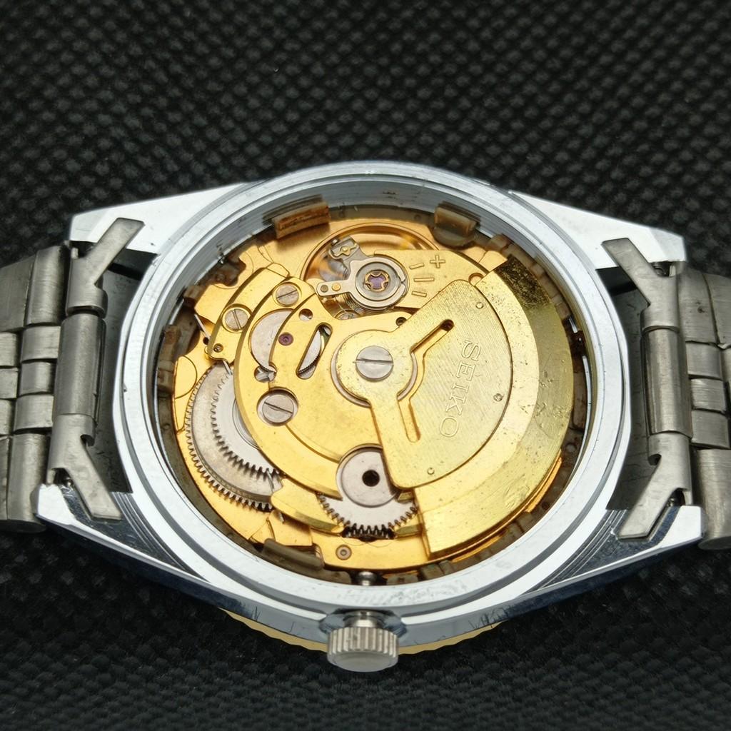 USED SEIKO 5 AUTOMATIC JAPAN MENS RARE GOLDEN MOVEMENT WATCH 575b-a305137-2 SKU575b-a305137