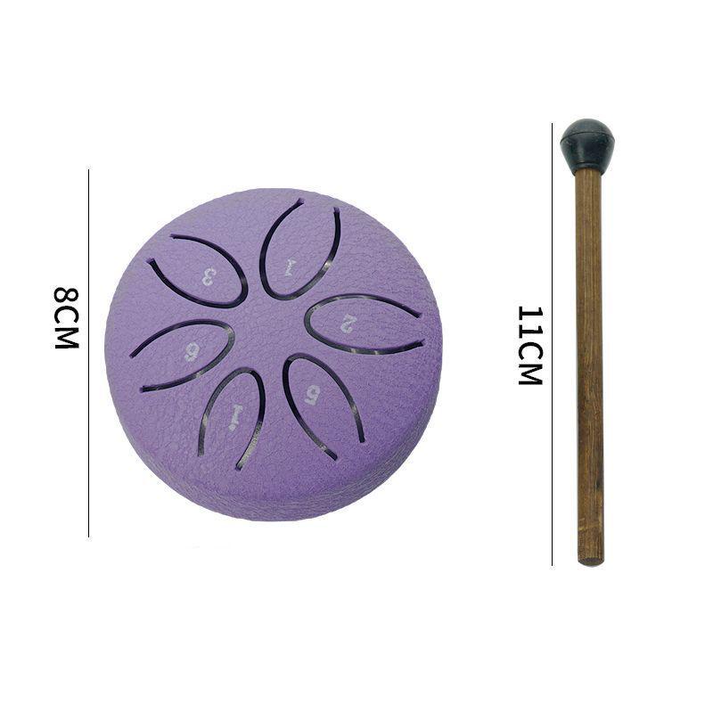 Ethereal 3" Steel Tongue Drum for Children - Beginner Student Portable Pocket Drum