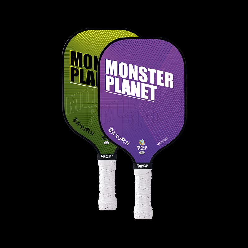 

Monster Planet Saturn Series Carbon Fiber Pickleball Paddle Set 396mm/196mm/13mm