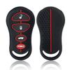 Silicone For Chrysler CHRYSLER 300m Grand Voyager PT Cruiser Sebring Jeep Liberty Dodge Transmitter 4 Button Fob Caps