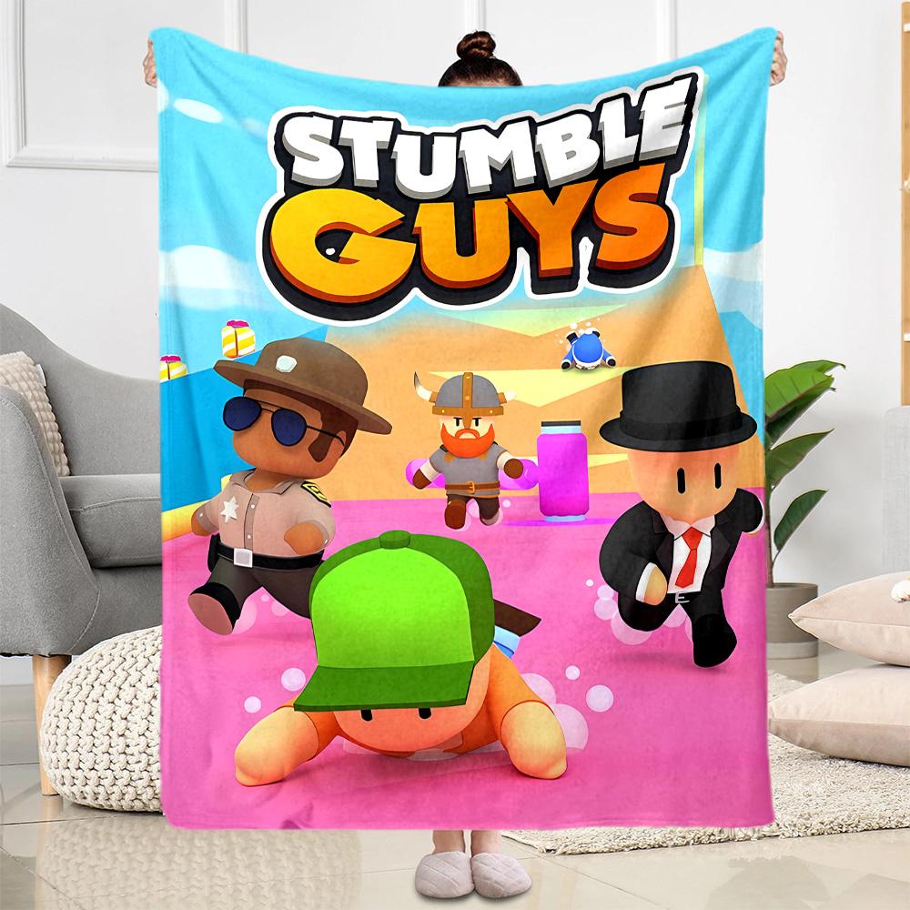 Stolperer Jungs: Lustige Abenteuer- Flanelldecke - Weich und geeignet für Sofas, Betten, Büros, Reisen, alle Jahreszeiten, tolles Geschenk für Feiertage und Geburtstage.