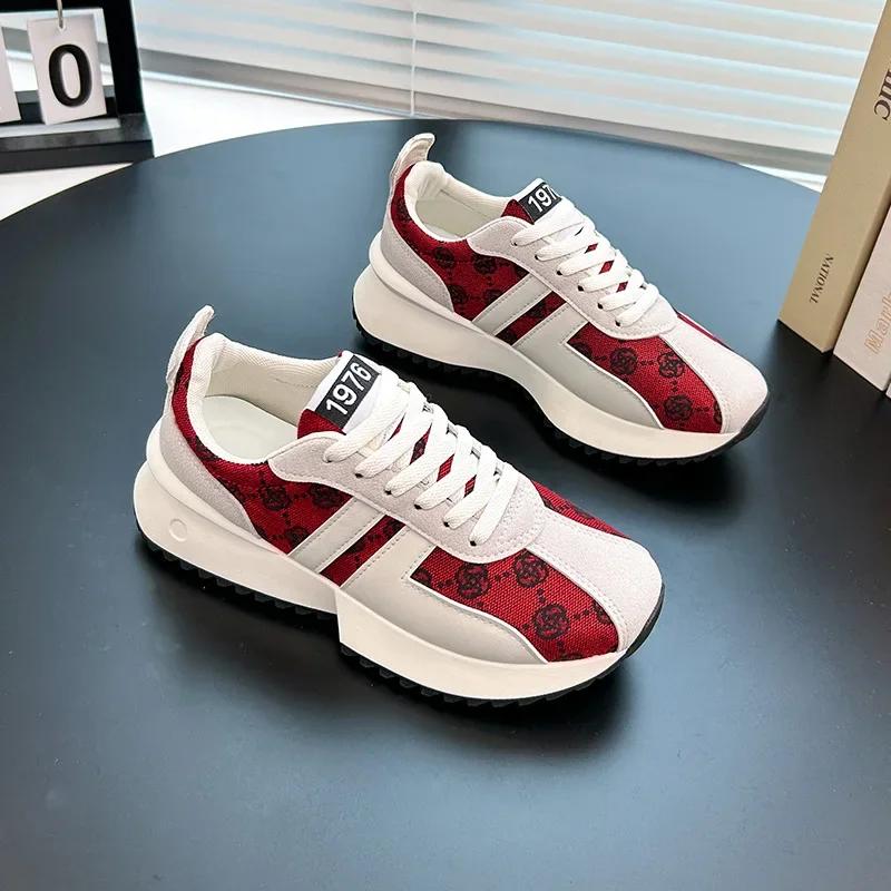 Fashion 2025 Best-selling Hot New fashion Student Running Leisure All Kind of Increased Korean Daddy Shoes Women's Shoes Women Sneakers