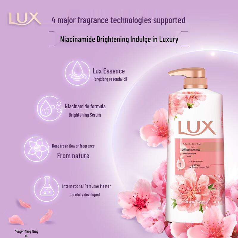lux Delicate Skin Fragrance Shower Milk
