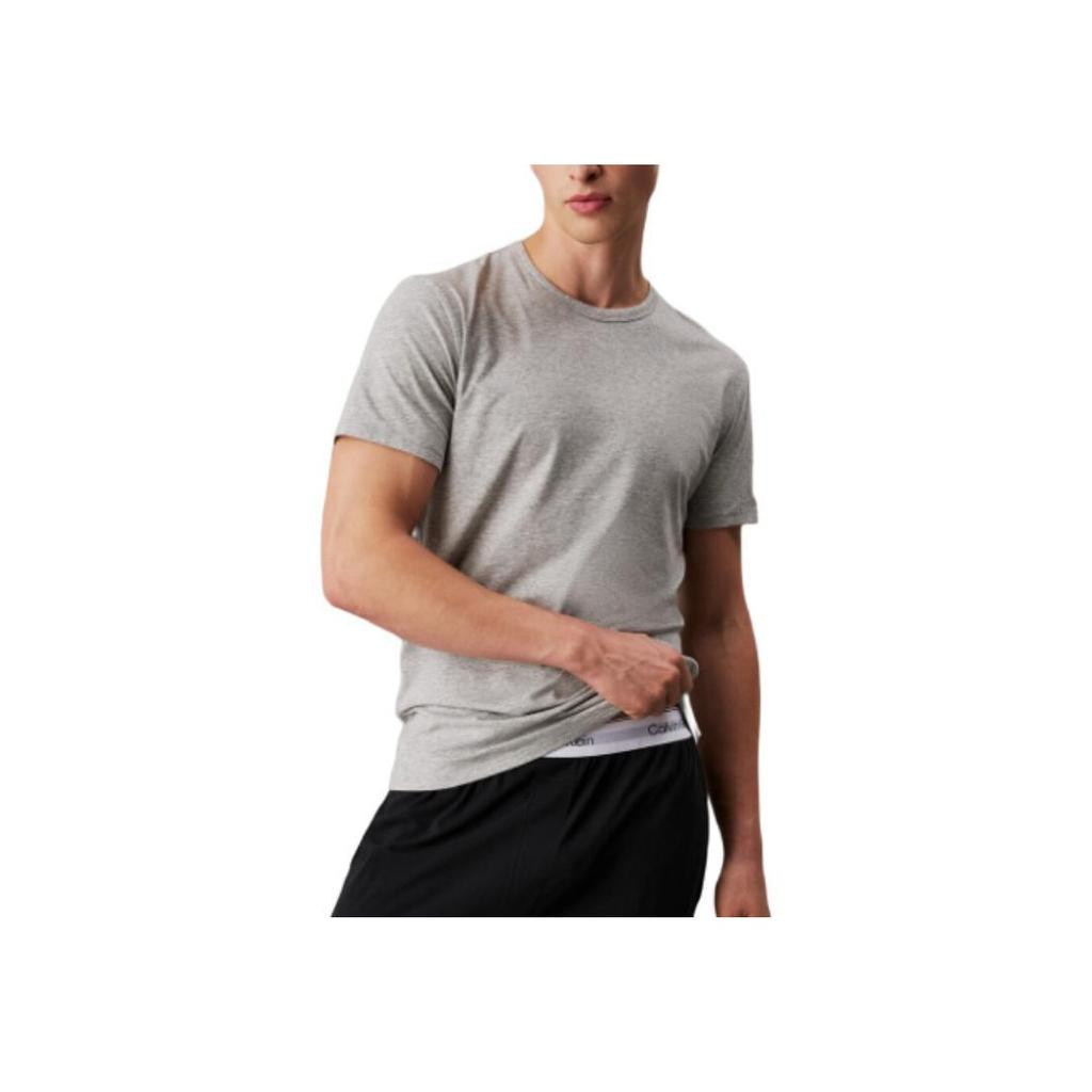 Calvin Klein Solid Color Crew Neck Short Sleeve T-Shirt 3-Pack Men Tops NB4185-MP1