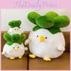 Adorable White Chicken Plush Toy Soft Pp Cotton Stuffed Animal Cartoon Pillow