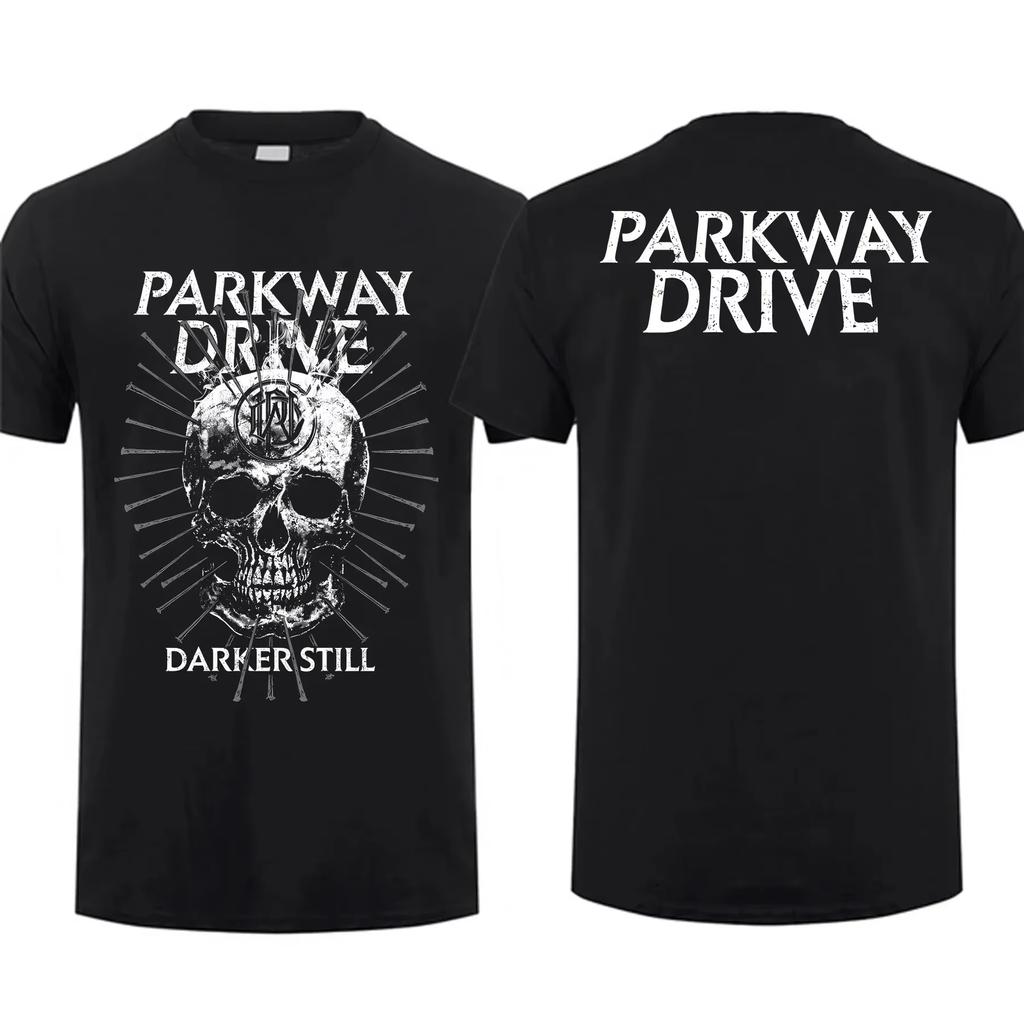 2026 Summer New Fashion Mens T Shirt Doublesided Vice Grip Black By Parkway Drive Oversized Graphic Youth Cloth Streetwear Tee