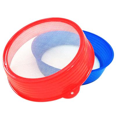 Gadgets Κουζίνας Χειρός 19cm Στρογγυλό Σχήμα Πλαστικό σουρωτήρι αλευριού