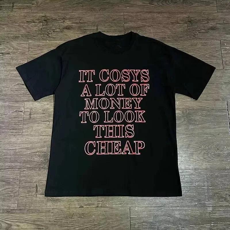 

2025 Роскошная футболка с логотипом Vt с полной печатью, унисекс, футболка хип-хоп, супер мужская женская повседневная хлопковая летняя модная футболка с коротким рукавом 4XL