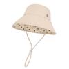 Japanese style polka dot large eave fisherman hat, spring and summer outdoor travel sun hat, women's casual sun hat