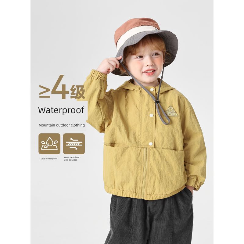 Right European Style Boys' Jacket Spring and Autumn 2026 New Model Top for Toddlers Children's Clothing Boys' Windproof Clothing
