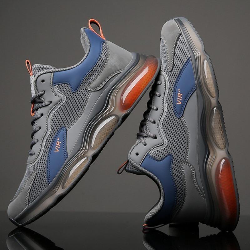 Fashion High Quality 2025 Men‘s Sneakers Elasticity Air-cushion Running Shoes Platform Man Tennis Sneakers Non Slip Casual Walking Shoes