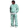 Set da Uomo con Felpa a Strati e Pantaloni Cargo con Vita Elasticizzata