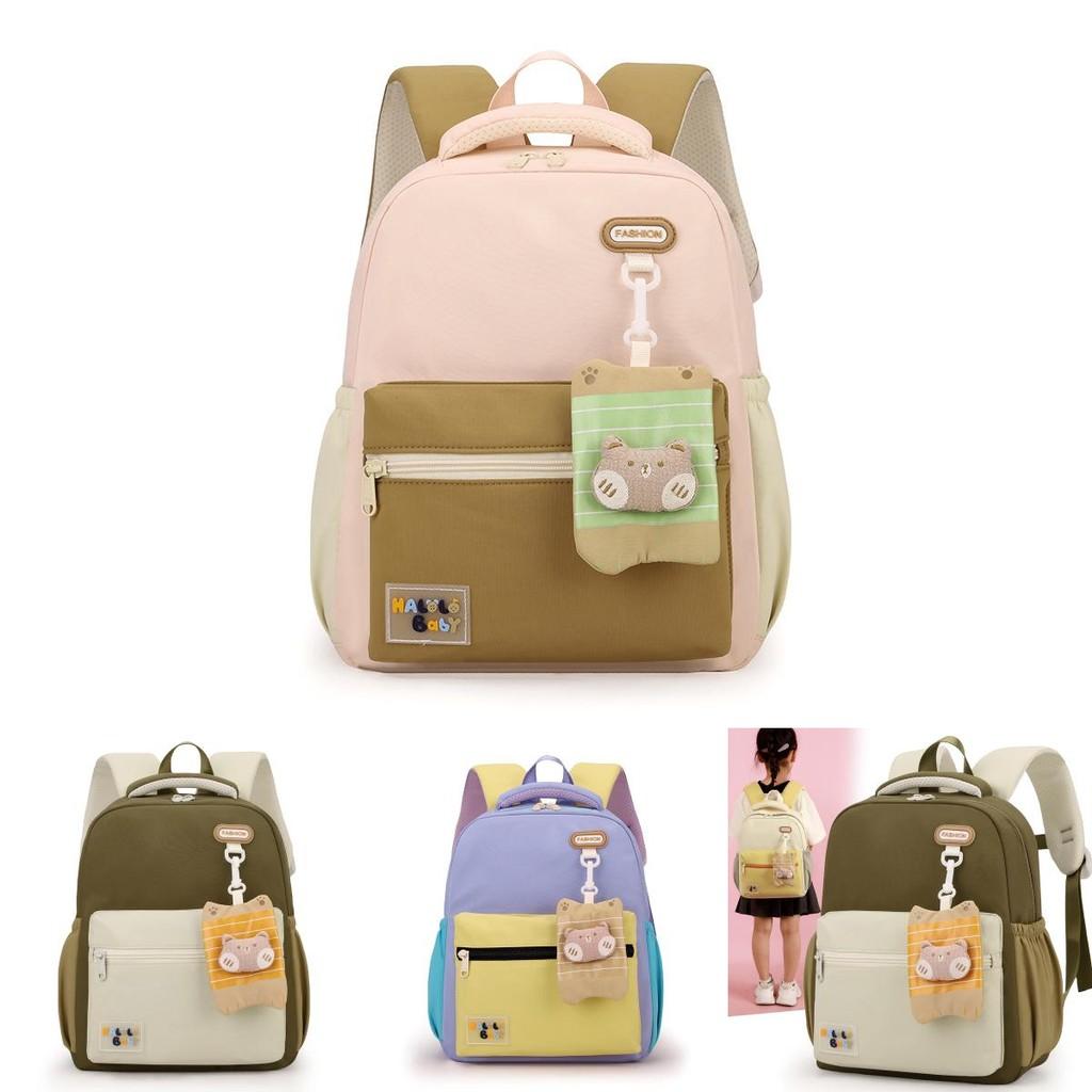 Childrens Cute Letter Colorful Oxford Backpack With Padded Shoulder Straps For Kindergarten Kids